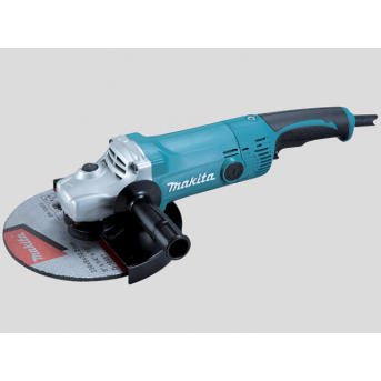 Makita GA9050R uhlová brúska s obmedzovačom rozbehového prúdu a antireštartom